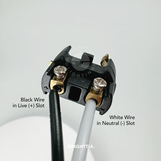 Half Cap E12 Shade-Ready Bulb Socket - Brushed Brass