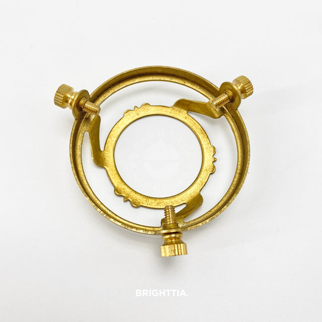 Brass 33mm Uno Shade Fitter For 2.25in (57mm) Necked Lamp Shade