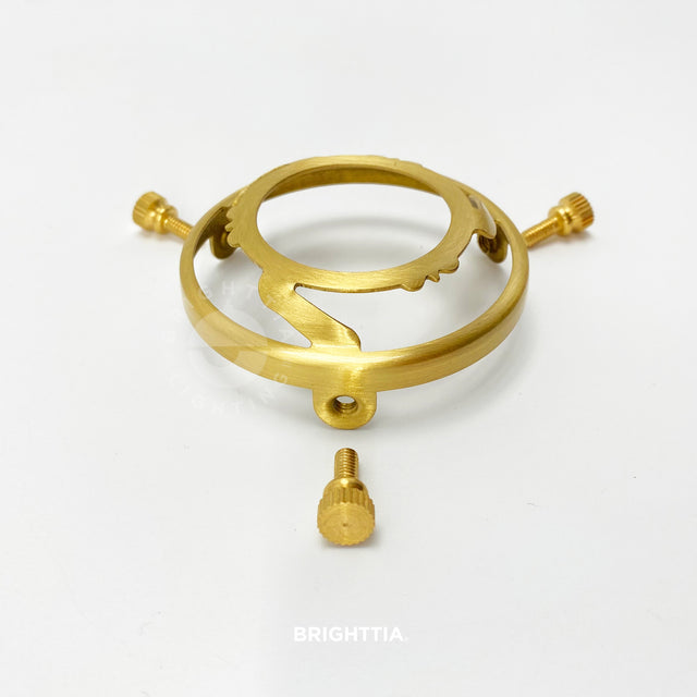 Brass 33mm Uno Shade Fitter For 2.25in (57mm) Necked Lamp Shade