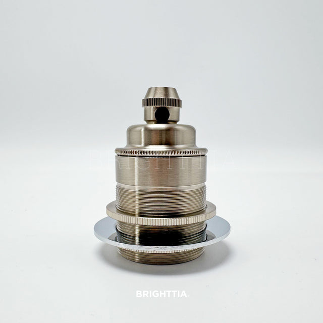 Chrome Shade Ring Extender Disc For Threaded Sockets - 60mm