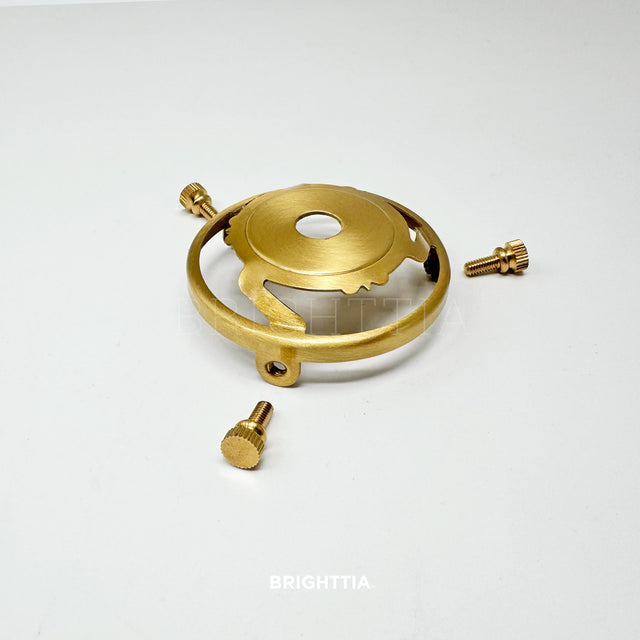 Brass Shade Fitter with 10mm Hole For 2.25in (57mm) Necked Lamp Shade