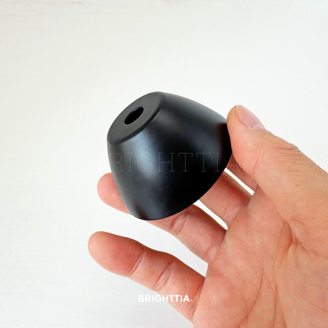 Curved Cap - 60x30mm - Black