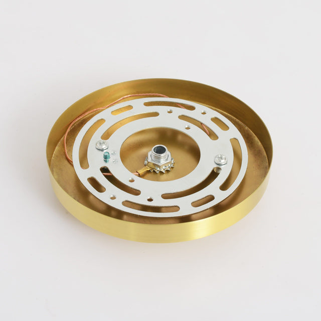 5in Modern 1-Port Canopy Kit - Brushed Gold
