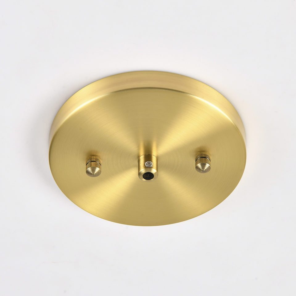 5in Modern 1-Port Canopy Kit - Brushed Gold