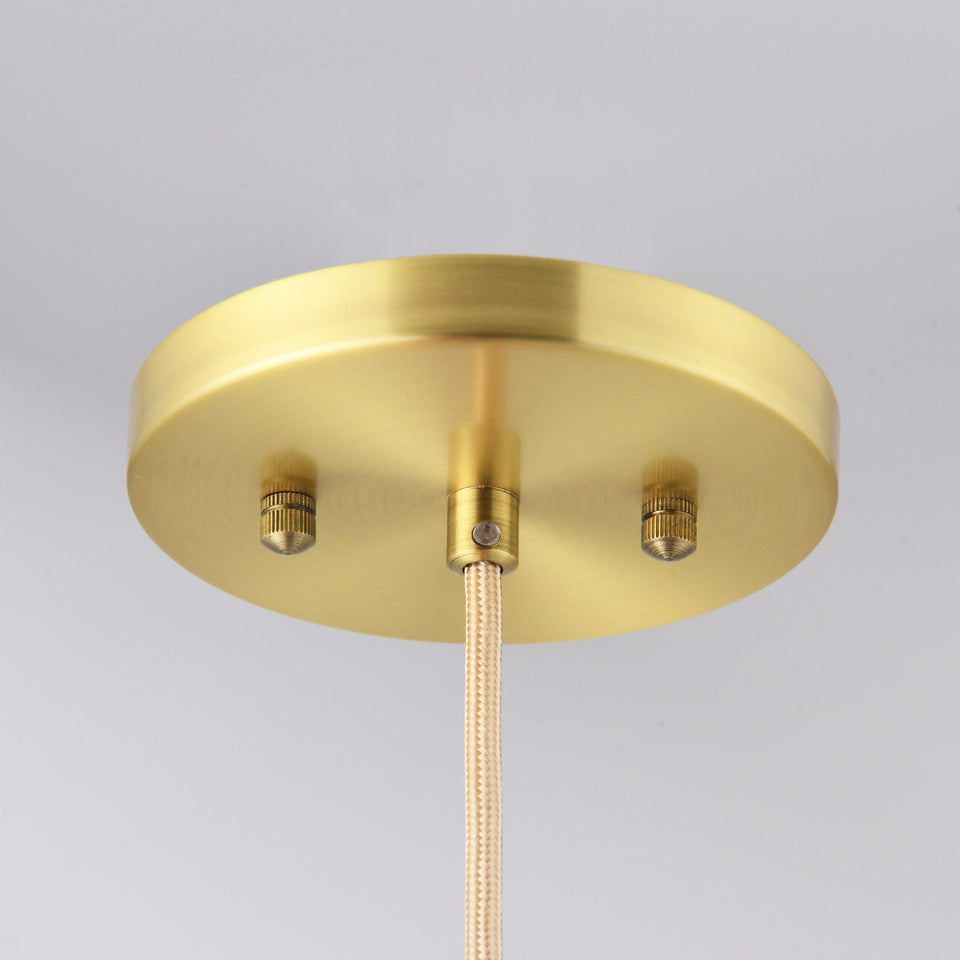 5in Modern 1-Port Canopy Kit - Brushed Gold