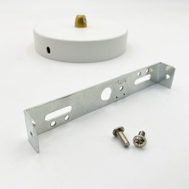 125mm (4.9in) Crossbar Bracket Kit For Lamp Canopies