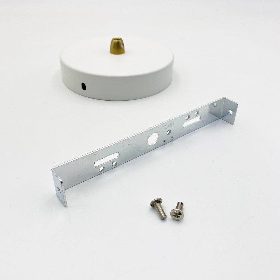 7.7in (195mm) Crossbar Bracket Kit For Ceiling Canopies