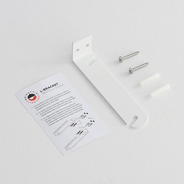 L Wall Bracket - White