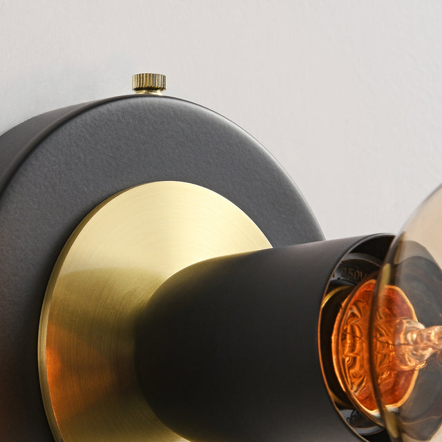 Luna Surface Mount Light - Black/Gold