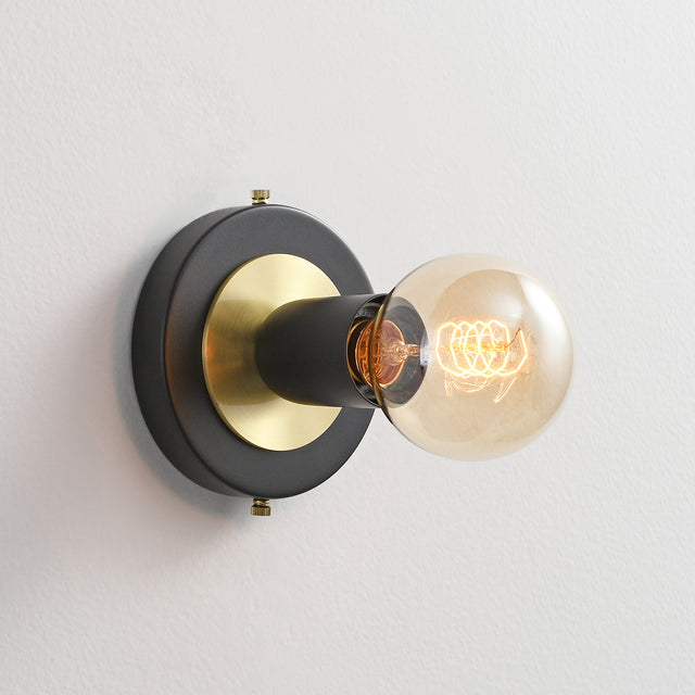 Luna Surface Mount Light - Black/Gold