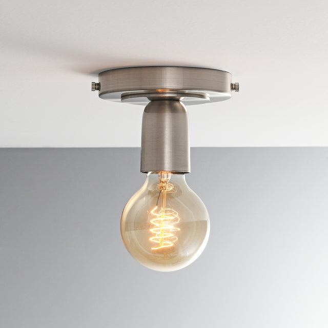 Luna Surface Mount Light - Brushed Nickel