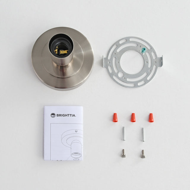 Luna Surface Mount Light - Brushed Nickel