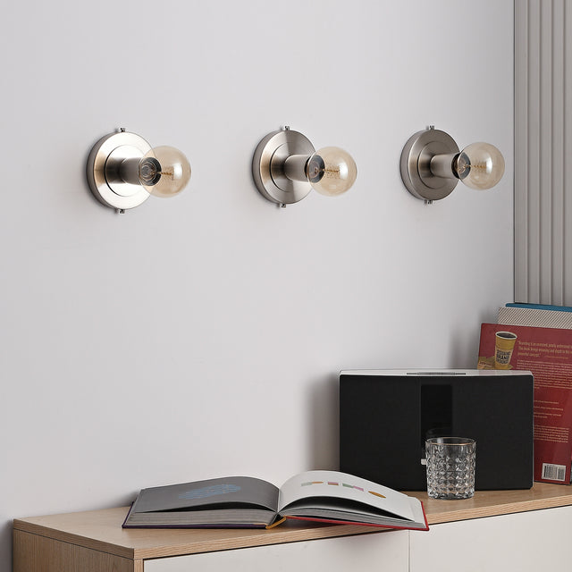 Luna Surface Mount Light - Brushed Nickel