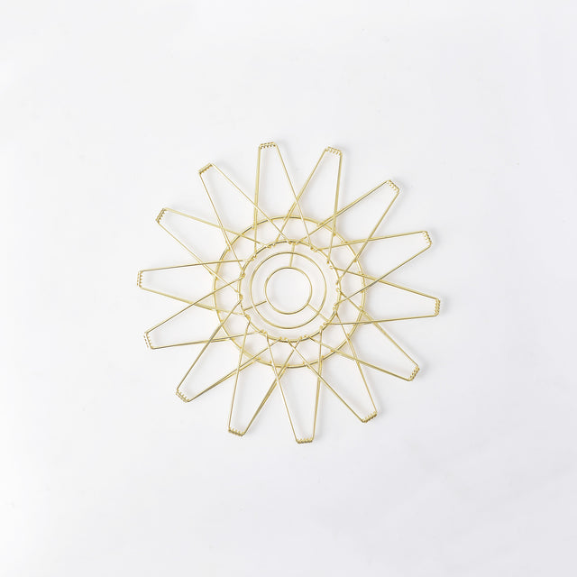 Transformable Stainless Steel Wire Bowl Lamp Shade - Small Gold