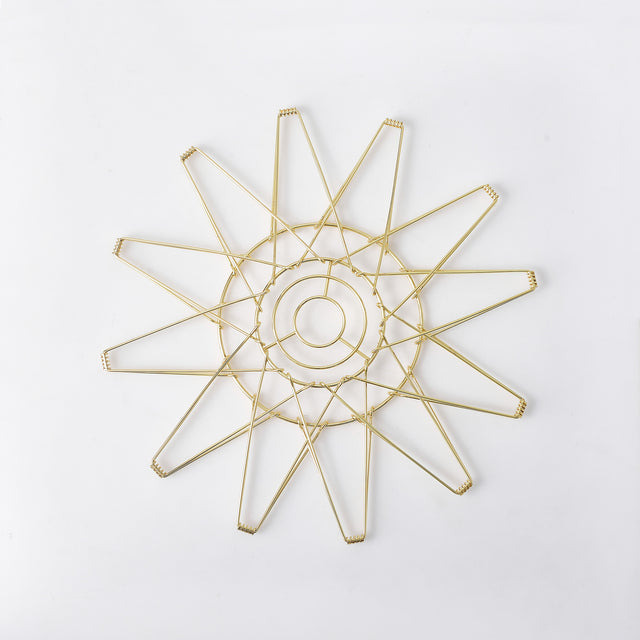 Transformable Stainless Steel Wire Bowl Lamp Shade - Small Gold