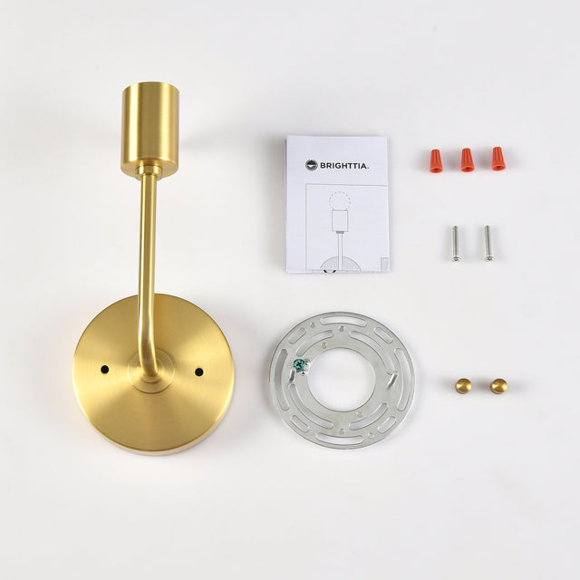 Slim 1-Light Wall Sconce - Brushed Gold