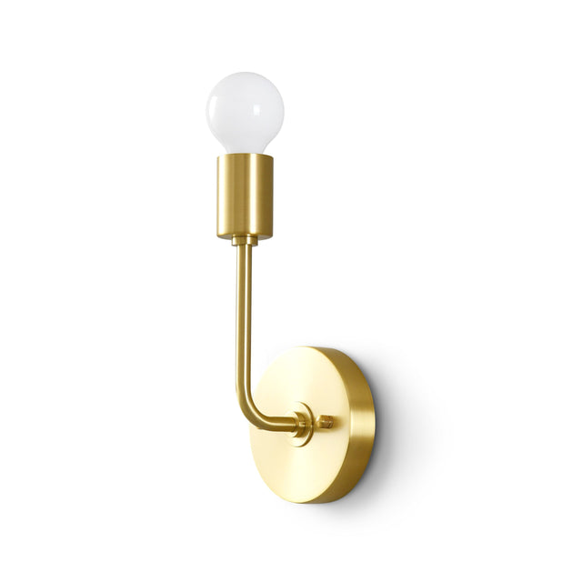Slim 1-Light Wall Sconce - Brushed Gold