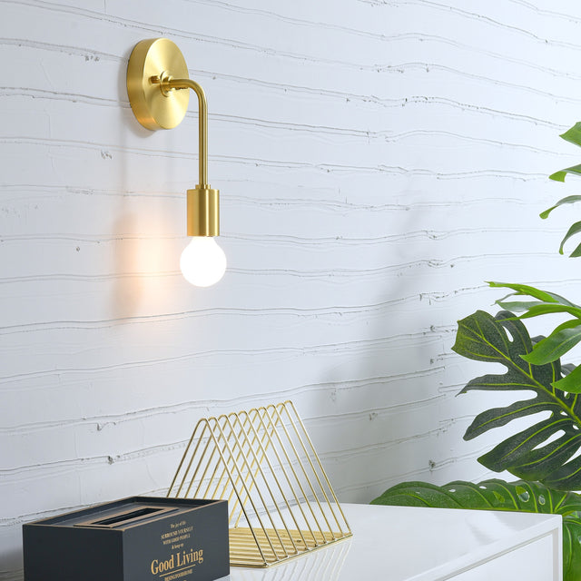 Slim 1-Light Wall Sconce - Brushed Gold