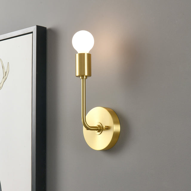 Slim 1-Light Wall Sconce - Brushed Gold