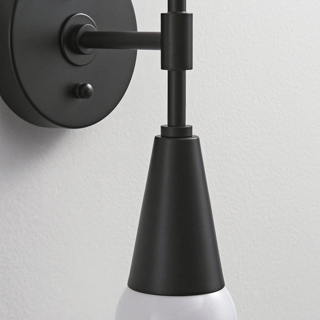 Vicky 2-Light Wall Sconce - Black
