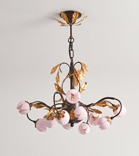 Captivating Floral Lamps By Amanda Lighting