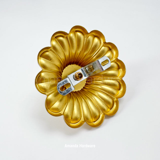 Brass Petal Hook - 5.4in