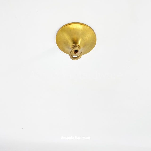 Brass Short Cone Hook - 3.15in