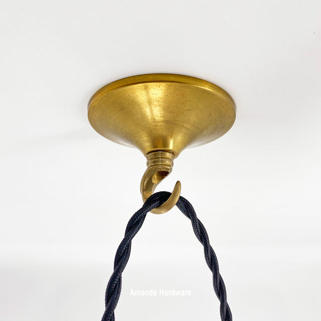 Brass Short Cone Hook - 3.15in