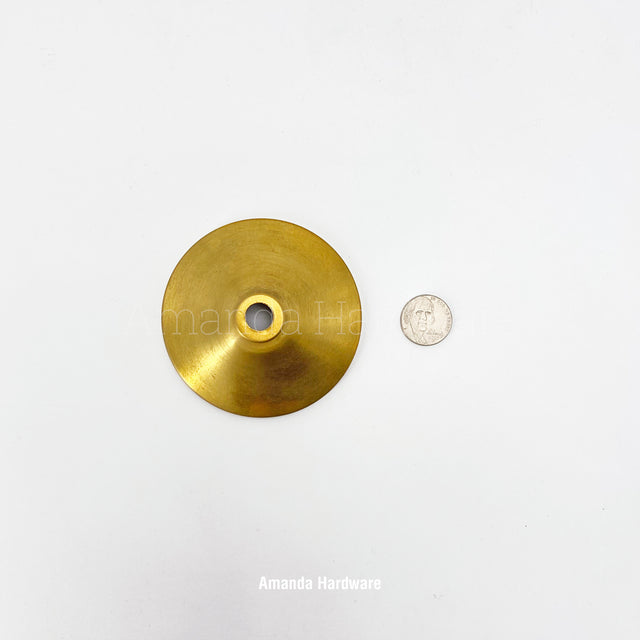 Brass Short Cone Hook - 3.15in