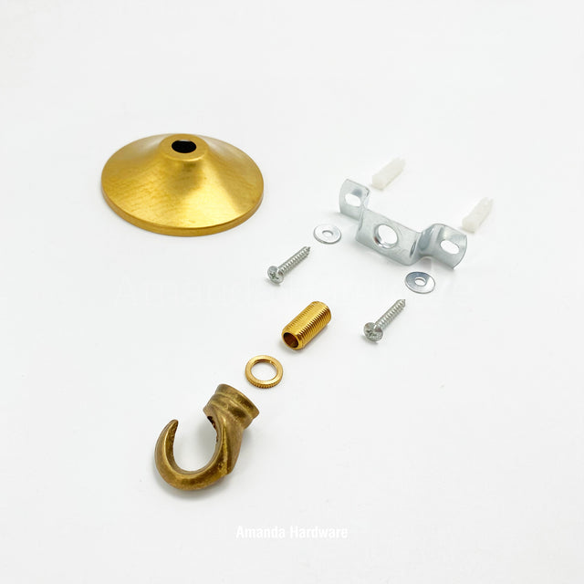 Brass Short Cone Hook - 2.75in