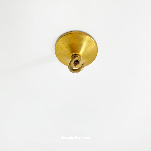 Brass Short Cone Hook - 2.75in