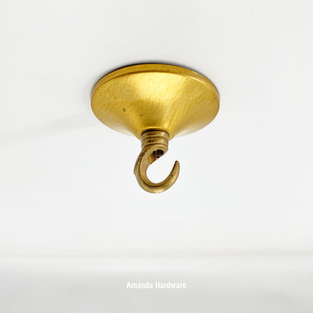 Brass Short Cone Hook - 2.75in