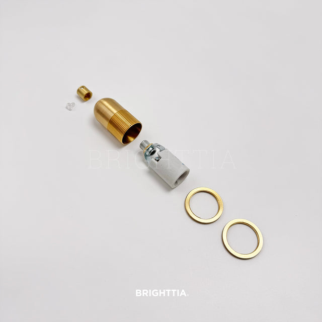 UNO Shade-Ready E12 Socket - Brass