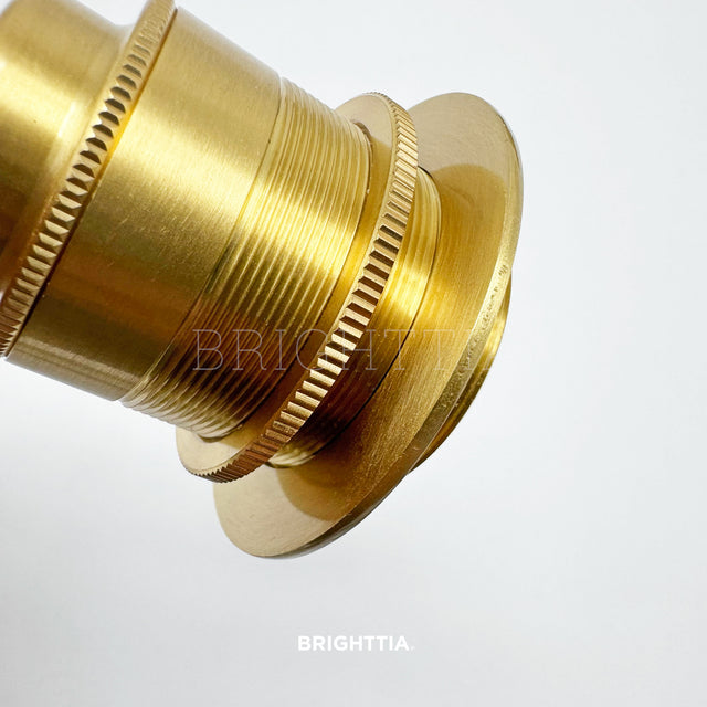 Brass Shade Ring Extender Disc For Threaded Sockets - 60/40ID