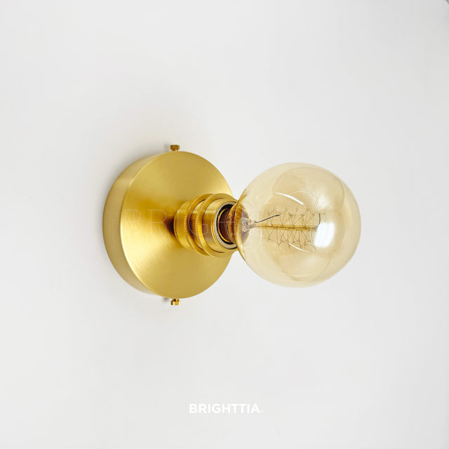 Premium Brass Shade-Ready Surface Mount