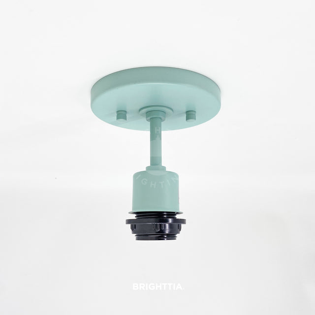 Brooklyn Shade-Ready Ceiling Lamp - Light Green