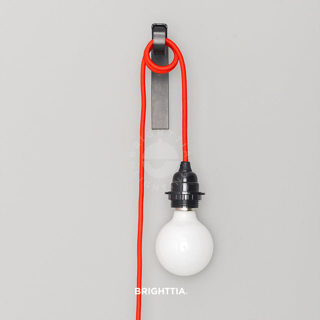 Portable Shade Ready Plug-In Pendant - Red