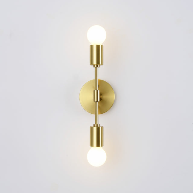 Brooklyn 2-Light Wall Sconce - Brushed Gold - 2PACK