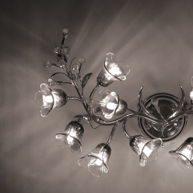 Campanula Flower Wall Sconces - 12 Lights