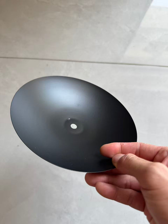 Black Circular Cap - 155mm