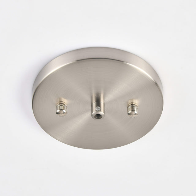 5in Modern 1-Port Canopy Kit - Brushed Nickel