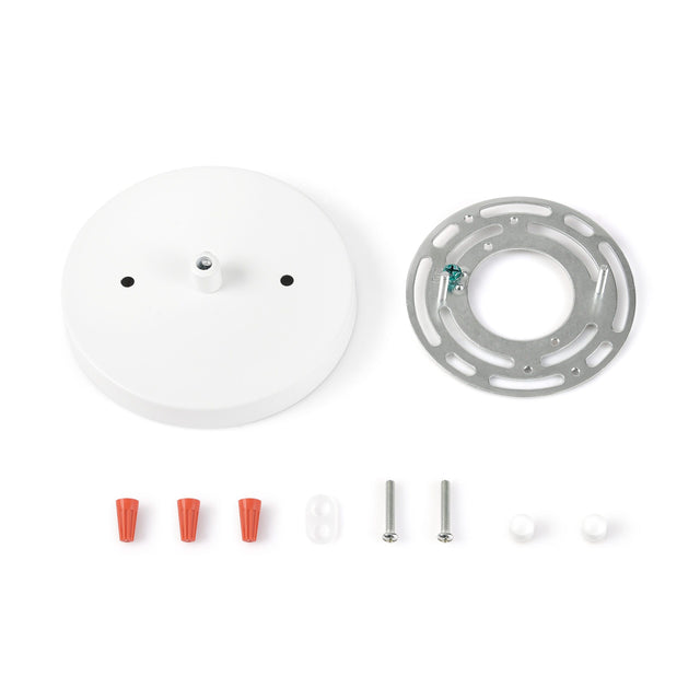 5in Modern 1-Port Canopy Kit - White