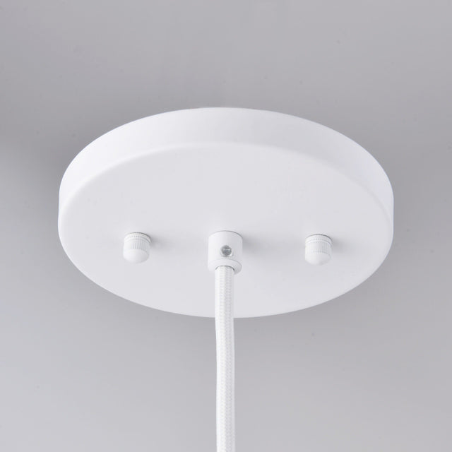 5in Modern 1-Port Canopy Kit - White