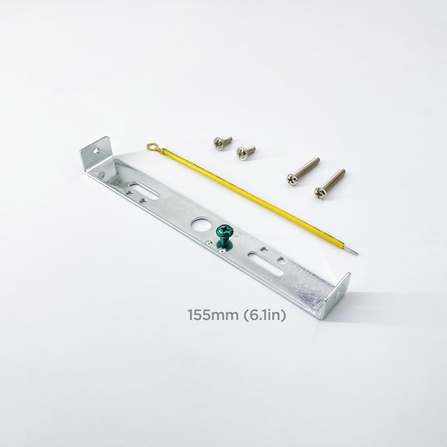 155mm (6.1in) Crossbar Bracket Kit For Lamp Canopies
