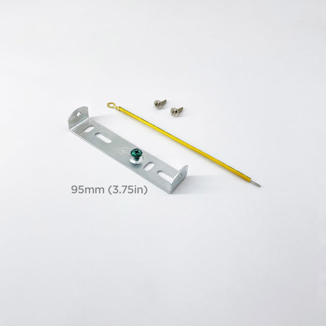 95mm (3.75in) Crossbar Bracket Kit For Lamp Canopies