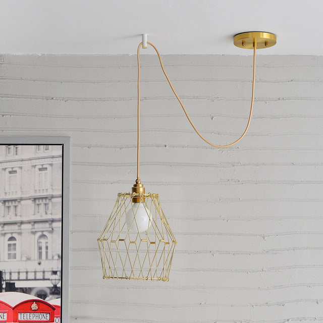 Easy Ceiling Hook - White/Gold