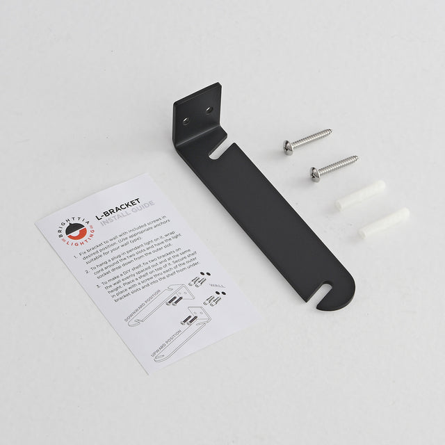 L Wall Bracket - Black