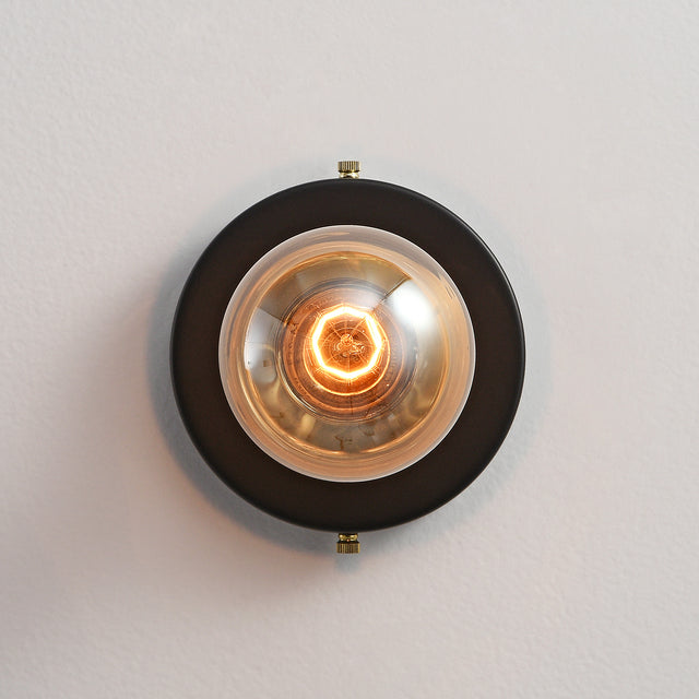 Luna Surface Mount Light - Black/Gold