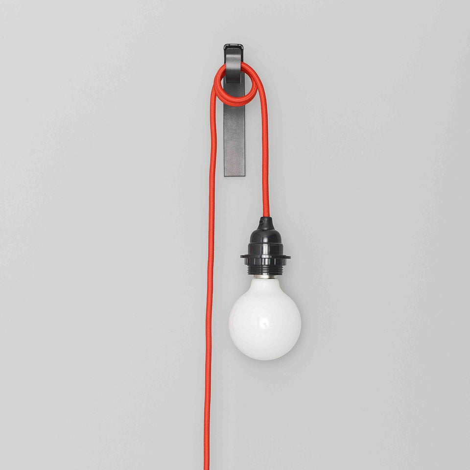 Portable Shade Ready Plug-In Pendant - Red