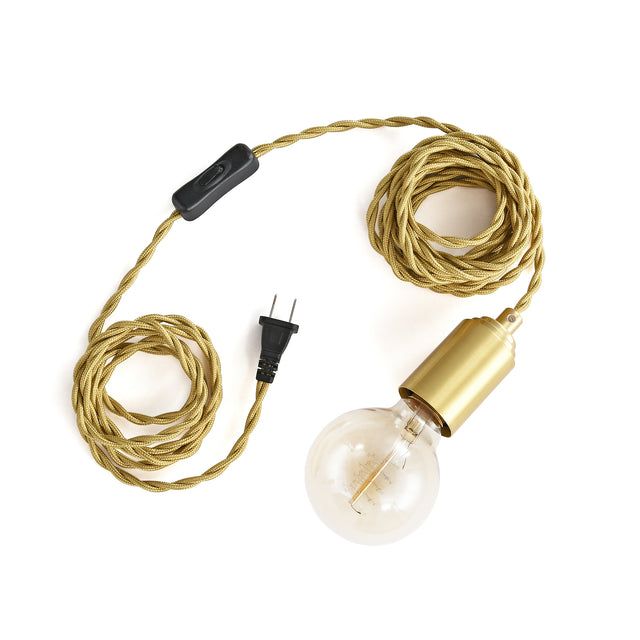 Step Up Plug-In Pendant - Brushed Gold